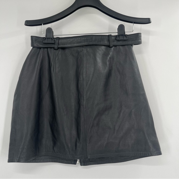 House of Harlow 1960 x REVOLVE Tori Leather Mini Moto Skirt - Picture 7 of 11